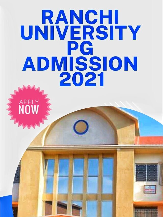Ranchi University PG Admission 2022