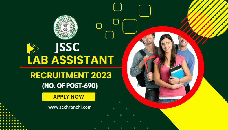 JSSC Lab Assistant Vacancy 2023 JSSC Lab Assistant Recruitment 2023
