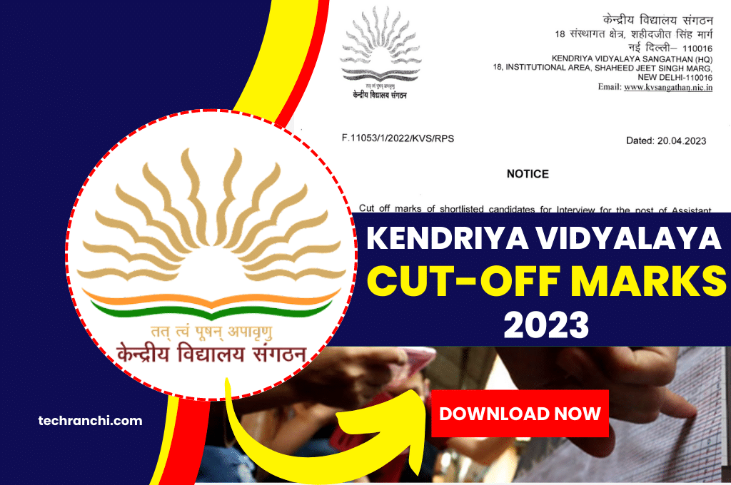 Kendriya Vidyalaya Cut-Off Marks 2023