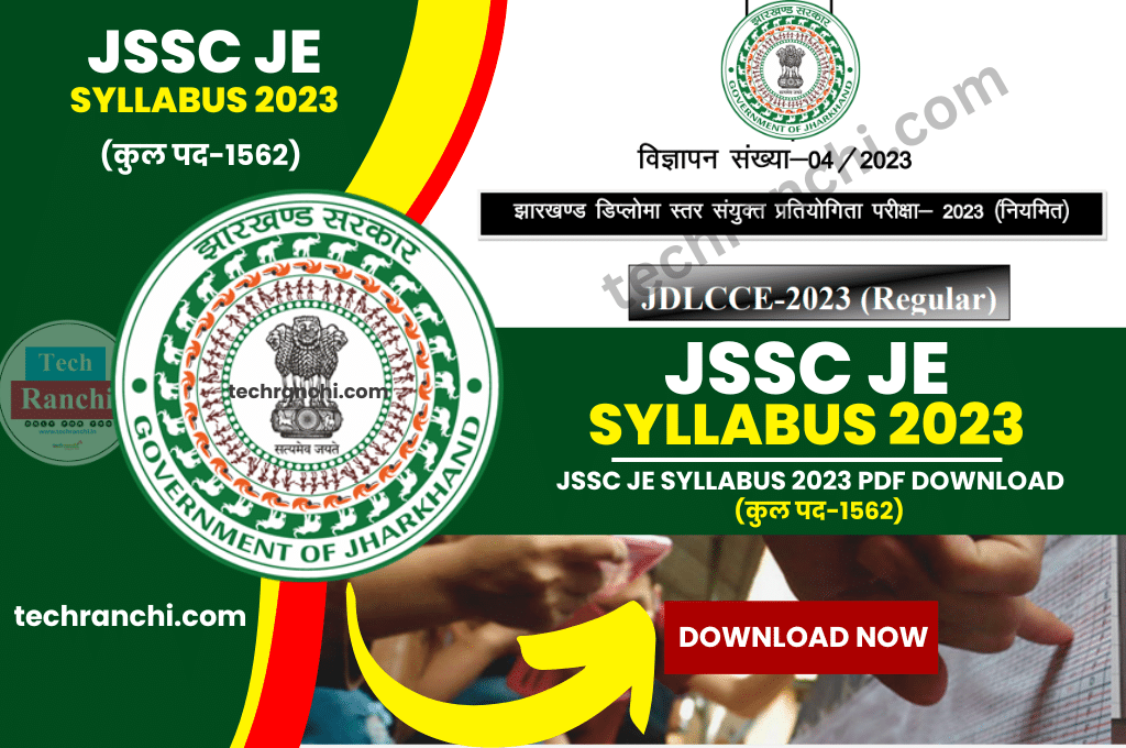 JSSC JE Syllabus 2023