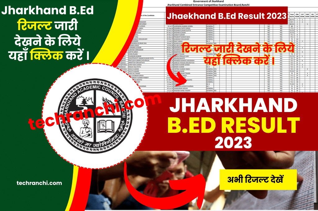 Jharkhand B Ed Result 2023