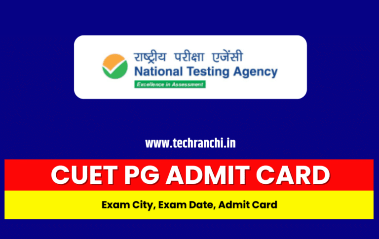 CUET PG Admit Card