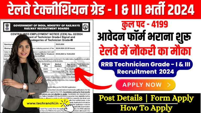 RRB Technician Recruitment